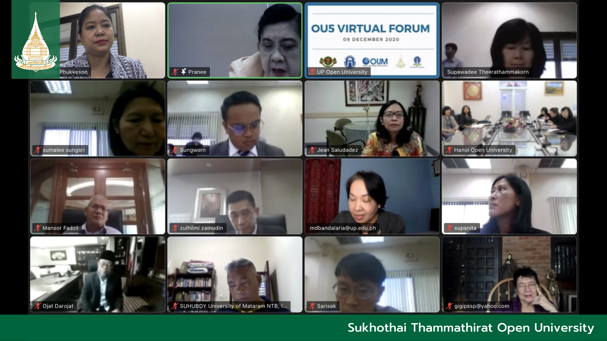 STOU joined the OU5 Virtual Forum