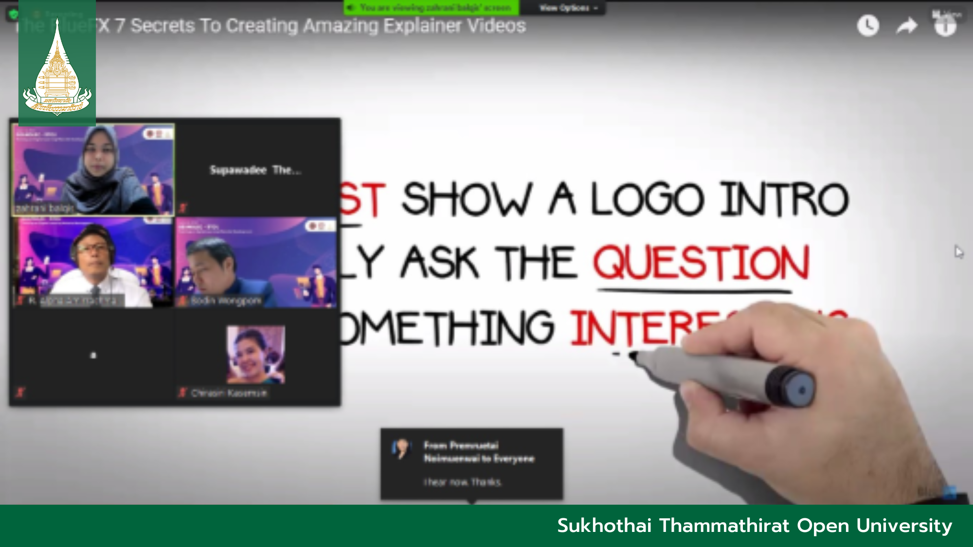 SEAMOLEC Training — Digital Learning Material Development: Whiteboard Animation