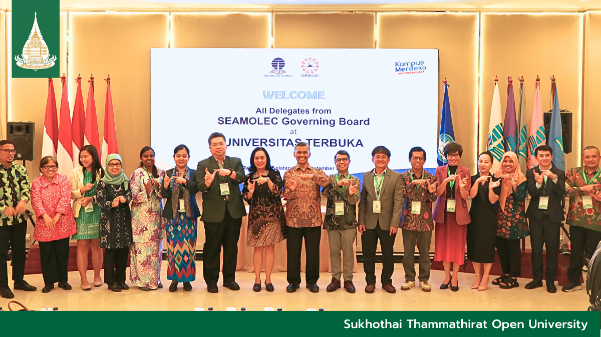 STOU President represents Thailand at SEAMOLEC Executive Board meeting