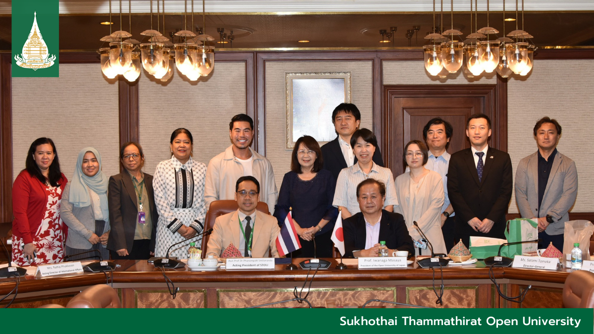 The Open University of Japan visits STOU