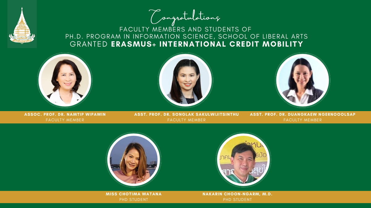 STOU School of Liberal Arts Faculty Members and Students won Erasmus+ Scholarship
